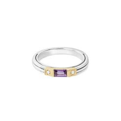 Hot Amethyst And Diamond Stacking Ring Diamonds