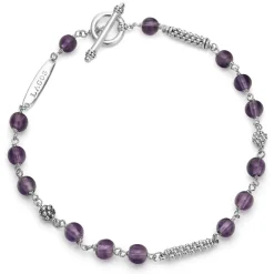 Store Amethyst Beaded Bracelet Caviar Bracelets
