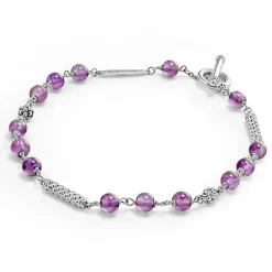 Store Amethyst Beaded Bracelet Caviar Bracelets