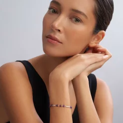 Online Amethyst Beaded Bracelet Gemstones