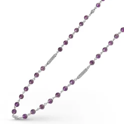 Shop Amethyst Beaded Necklace Chains
