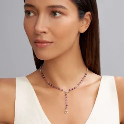 Shop Amethyst Beaded Necklace Chains