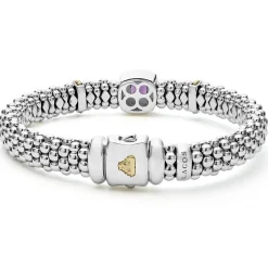 Outlet Amethyst Caviar Bracelet | 9Mm Gemstones