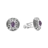 Sale Amethyst Cuff Links Cuff Links
