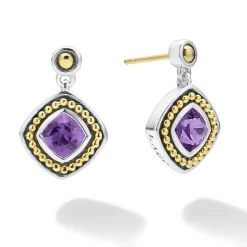 Online Amethyst Drop Earrings Gemstones