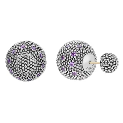 Cheap Amethyst Earring Backs Silver
