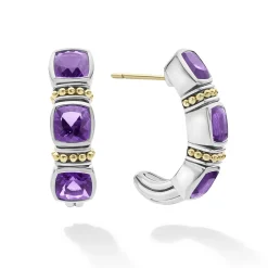 Sale Amethyst Hoop Earrings Hoop Earrings