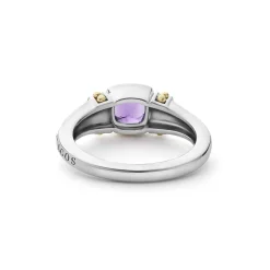 Cheap Amethyst Ring Two-Tone