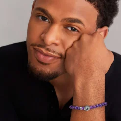 Sale Amethyst Skull Bracelet Gemstones