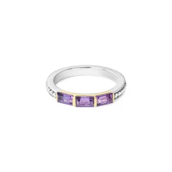 Flash Sale Amethyst Stacking Ring Gemstones