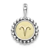Cheap Aries Zodiac Charm Two-Tone