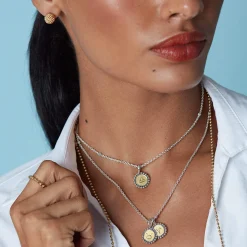 Cheap Aries Zodiac Charm Two-Tone