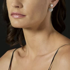 Clearance Beaded Earring Backs Silver