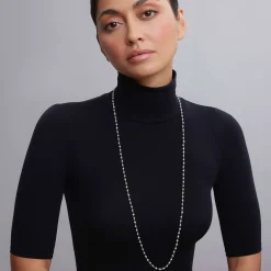 Outlet Beaded Pearl Necklace Caviar Necklaces