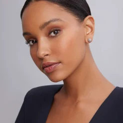 Cheap Beaded Silver Stud Earrings Stud Earrings