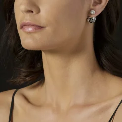 Cheap Beaded Silver Stud Earrings Stud Earrings