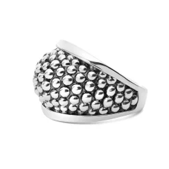 Outlet Beaded Statement Ring Caviar Rings