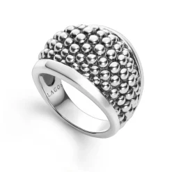 Best Beaded Statement Ring Silver