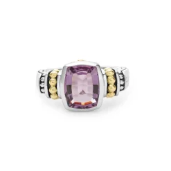 Outlet Bezel-Set Amethyst Ring Gemstones