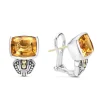 Sale Bezel-Set Citrine Earrings Gemstones