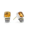 Discount Bezel-Set Citrine Stud Earrings Gemstones