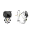 Outlet Bezel-Set Onyx Earrings Gemstones