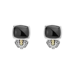 Outlet Bezel-Set Onyx Earrings Gemstones