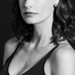 Outlet Bezel-Set Onyx Earrings Two-Tone