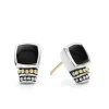 Cheap Bezel-Set Onyx Stud Earrings Gemstones
