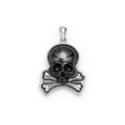 Sale Black Agate Skull Amulet Amulets