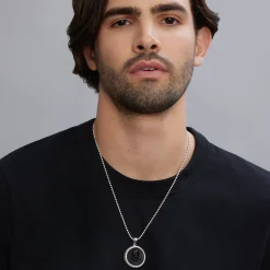 New Black Agate Skull Crossbone Amulet Amulets