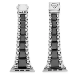 Outlet Black Ceramic And Stainless Steel Watch Bracelet-42-49Mm Watch Bands