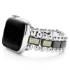 Shop Black Ceramic Half Diamond Watch Bracelet-38-45Mm Diamonds