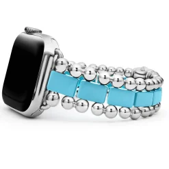 Best Blue Ceramic And Stainless Steel Watch Bracelet-38-45Mm Watch Bracelets