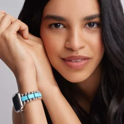 Best Blue Ceramic And Stainless Steel Watch Bracelet-38-45Mm Watch Bracelets