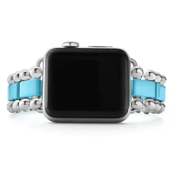 Best Blue Ceramic And Stainless Steel Watch Bracelet-38-45Mm Watch Bracelets