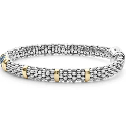 Online Blue Sapphire Caviar Bracelet | 6Mm Gemstones