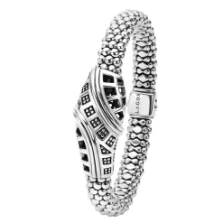 Hot Caviar Beaded Bracelet | 9Mm Silver