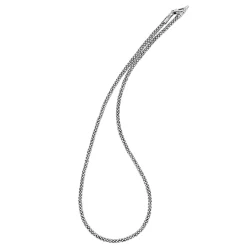 Flash Sale Caviar Beaded Necklace | 3Mm Silver