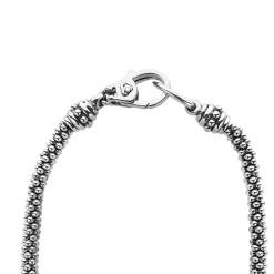 Flash Sale Caviar Beaded Necklace | 3Mm Silver