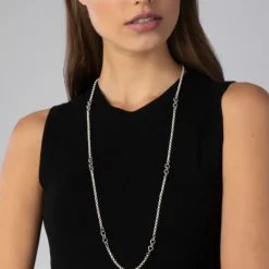 New Caviar Circle Link Necklace Chains