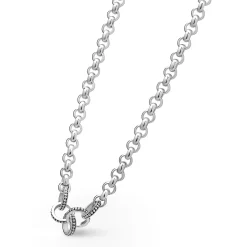 New Caviar Circle Link Necklace Chains