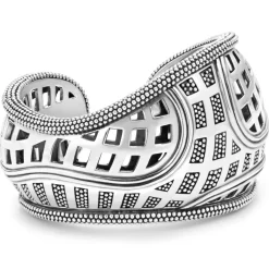 Store Caviar Cuff Bracelet Silver