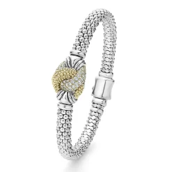 Outlet Caviar Diamond Knot Bracelet | 6Mm Diamonds