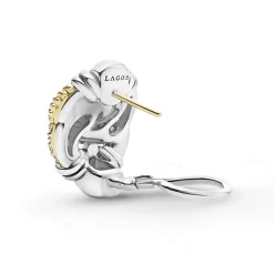 Hot Caviar Diamond Knot Earrings Diamonds