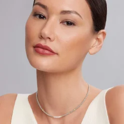 Online Caviar Diamond Necklace | 3Mm Two-Tone