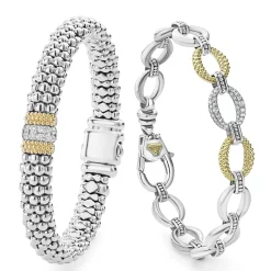 Clearance Caviar Lux Two-Tone Diamond Gift Set Diamonds