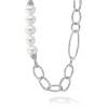 Cheap Caviar Pearl Link Necklace Chains