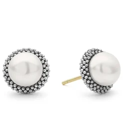 Best Caviar Pearl Stud Earrings Pearl