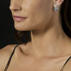 Shop Caviar Square Diamond Stud Earrings Stud Earrings